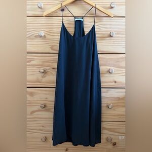 Grana 100% silk trapeze black dress size XXS